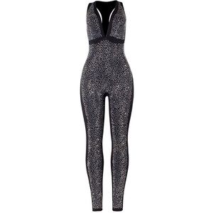 Black Sequin Jumpsuit